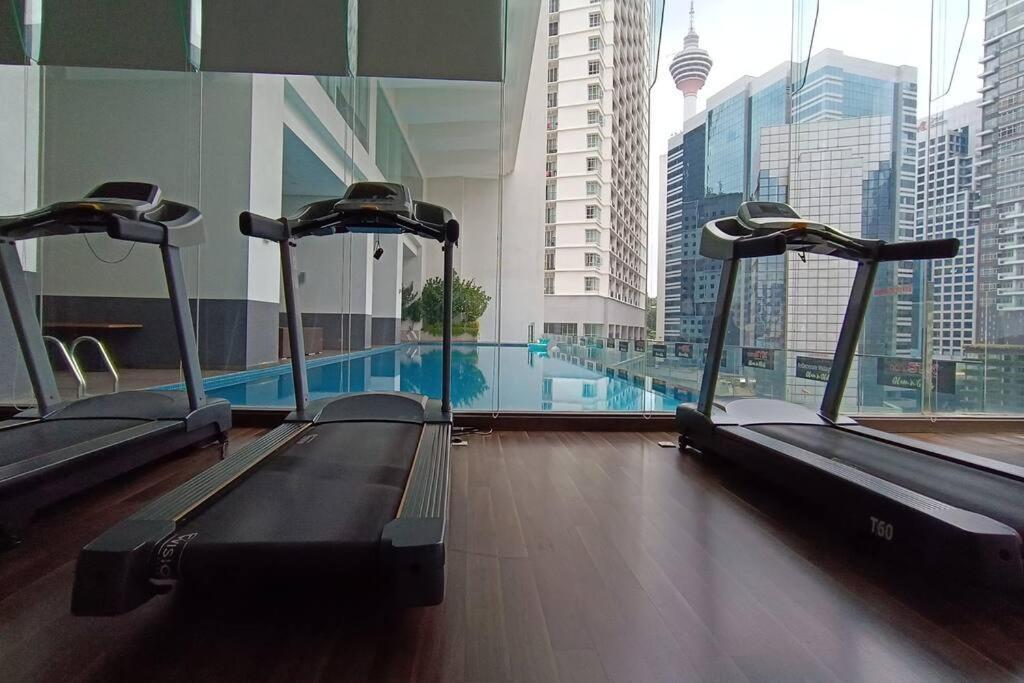 A05 Bukit Ceylon Kl Tower View Balcony Apartment Kuala Lumpur Exteriér fotografie
