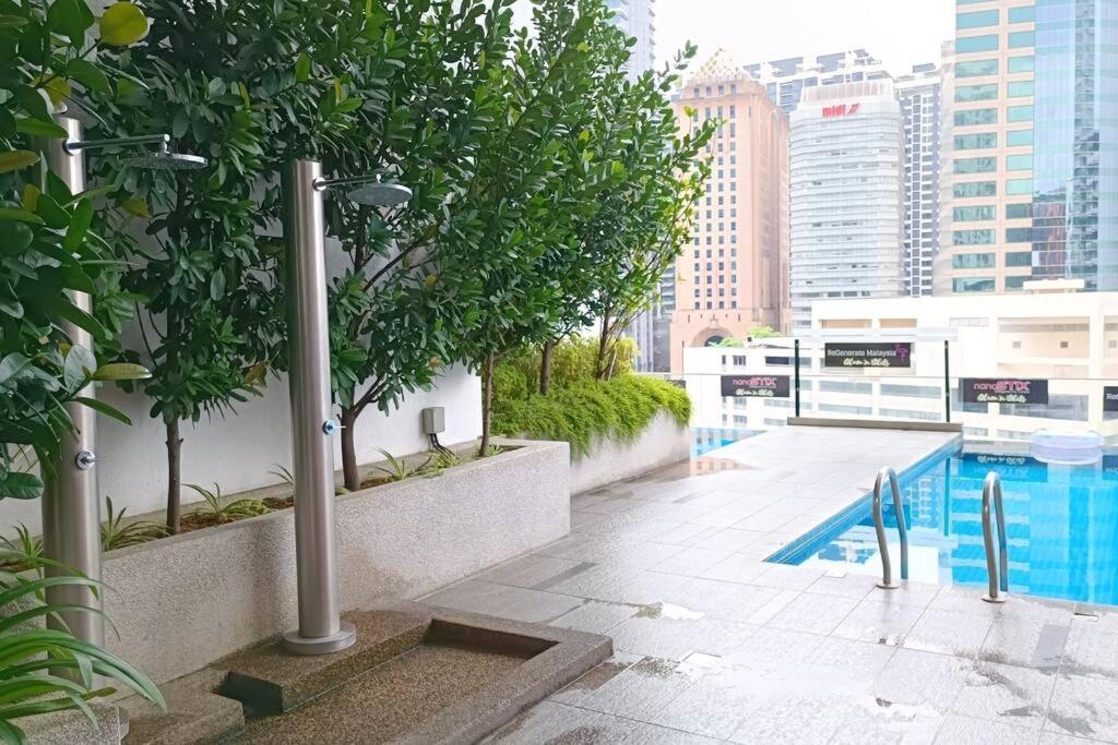 A05 Bukit Ceylon Kl Tower View Balcony Apartment Kuala Lumpur Exteriér fotografie